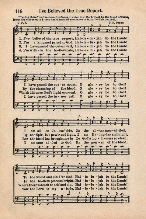 Light and Life Songs No. 4 page 118