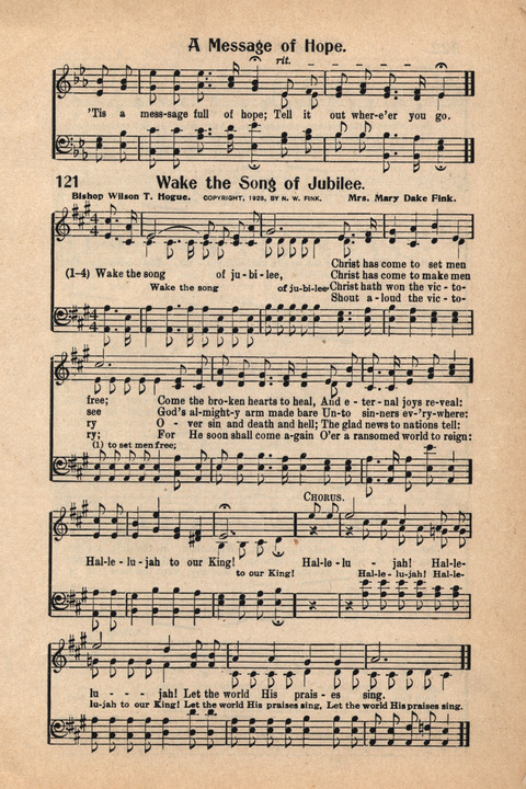 Light and Life Songs No. 4 page 121