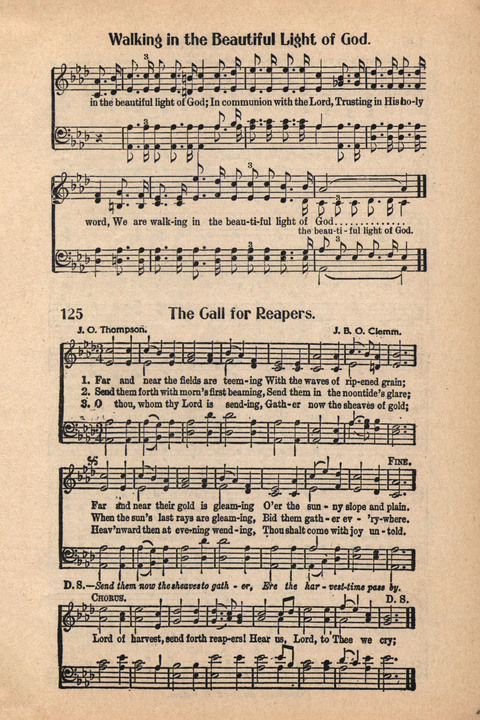 Light and Life Songs No. 4 page 125