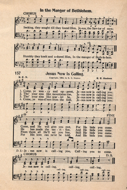 Light and Life Songs No. 4 page 157