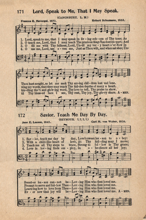 Light and Life Songs No. 4 page 167