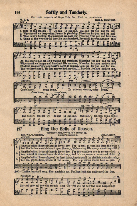 Light and Life Songs No. 4 page 183