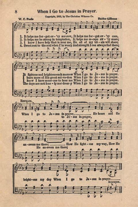 Light and Life Songs No. 4 page 8