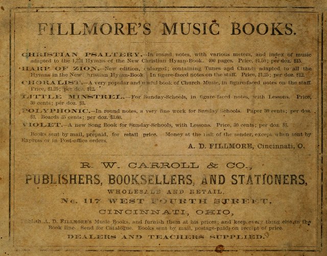 The Little Minstrel: a collection of songs and music, with lessons of instruction, mathematically arranged plan of notation page 132