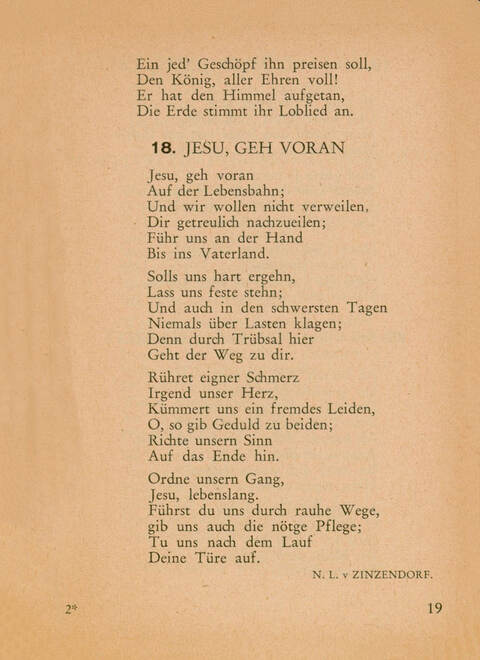 Lieder für die Mennonitische Weltkonferenz=Songs for the Mennonite World Conferene=Cantiques pour la Conférence Mennonite Mondiale=Gezangen voor het Doopsgezinde Wereldcongres page 19