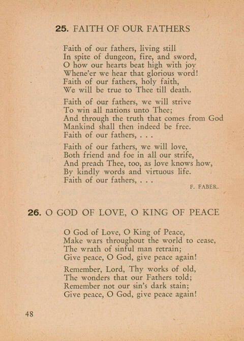 Lieder für die Mennonitische Weltkonferenz=Songs for the Mennonite World Conferene=Cantiques pour la Conférence Mennonite Mondiale=Gezangen voor het Doopsgezinde Wereldcongres page 48