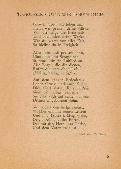 Lieder für die Mennonitische Weltkonferenz=Songs for the Mennonite World Conferene=Cantiques pour la Conférence Mennonite Mondiale=Gezangen voor het Doopsgezinde Wereldcongres page 5