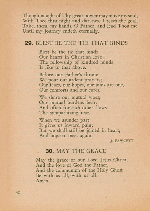 Lieder für die Mennonitische Weltkonferenz=Songs for the Mennonite World Conferene=Cantiques pour la Conférence Mennonite Mondiale=Gezangen voor het Doopsgezinde Wereldcongres page 50