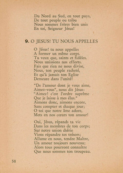 Lieder für die Mennonitische Weltkonferenz=Songs for the Mennonite World Conferene=Cantiques pour la Conférence Mennonite Mondiale=Gezangen voor het Doopsgezinde Wereldcongres page 58