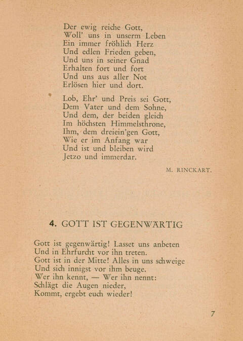 Lieder für die Mennonitische Weltkonferenz=Songs for the Mennonite World Conferene=Cantiques pour la Conférence Mennonite Mondiale=Gezangen voor het Doopsgezinde Wereldcongres page 7