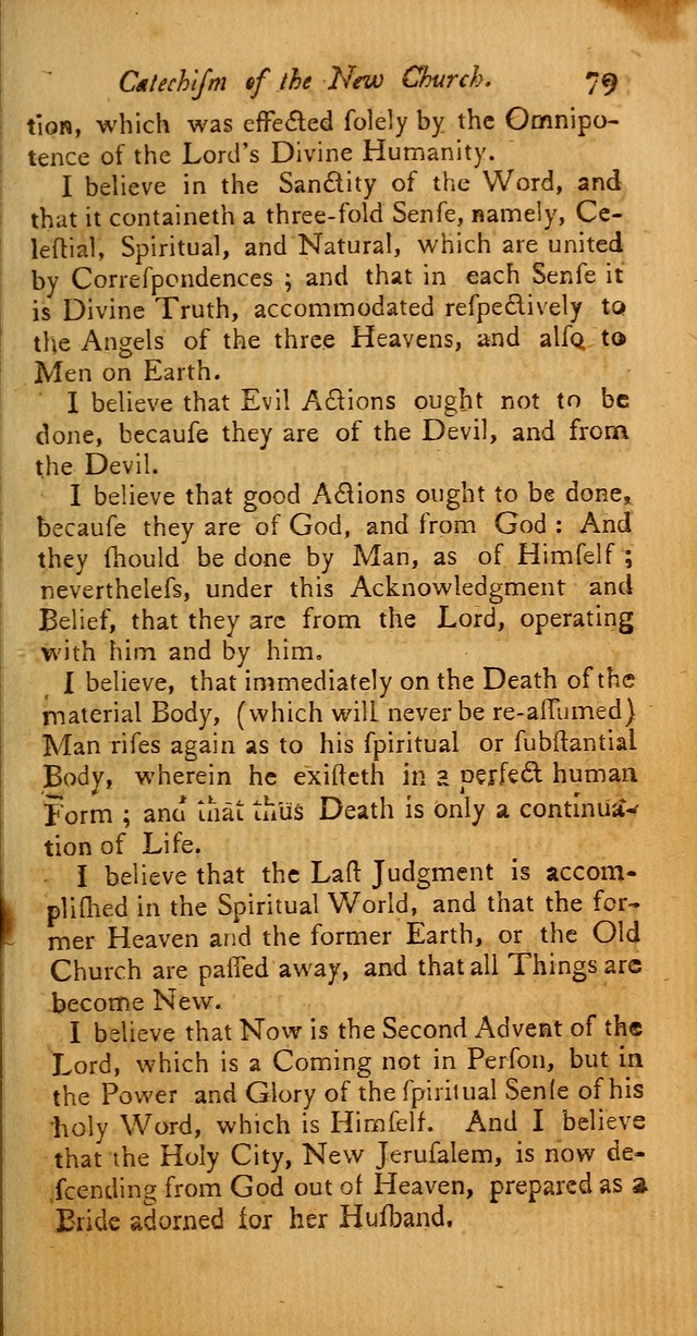 The Liturgy of the New Church: signified by the New Jerusalem in the Revelation...(4th ed.) page 77