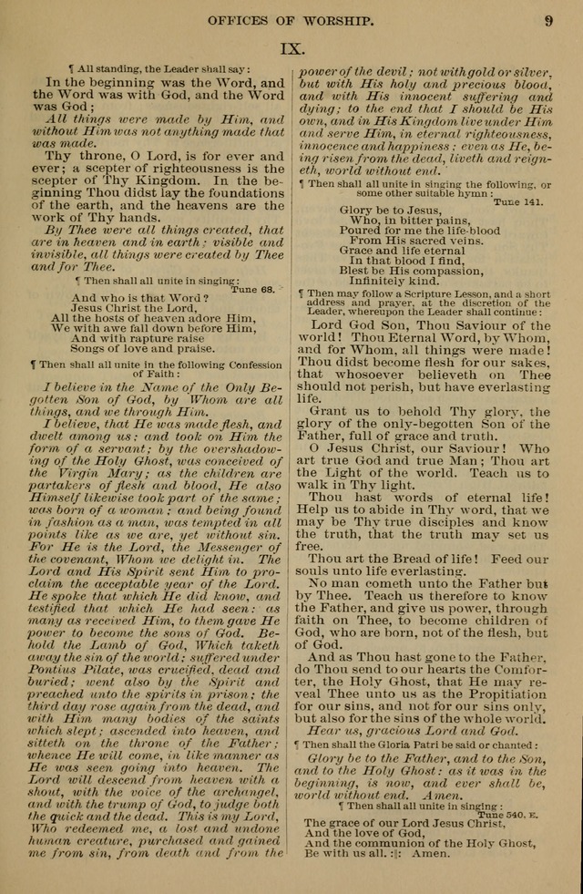 The Liturgy and the Offices of Worship and Hymns of the American Province of the Unitas Fratrum, or the Moravian Church page 161