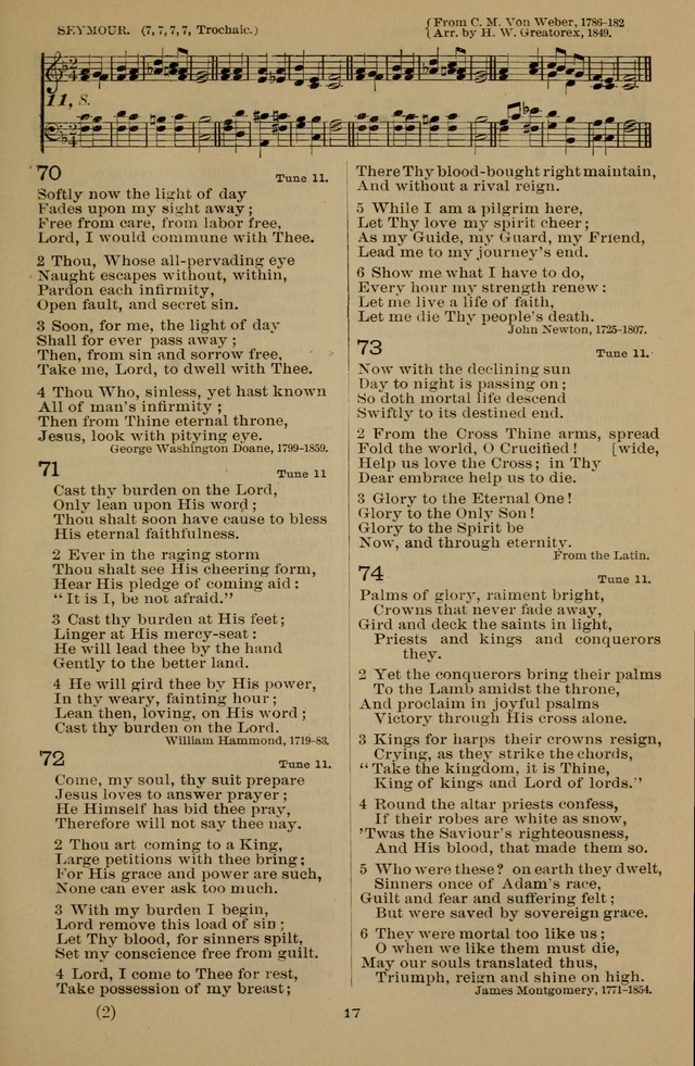 The Liturgy and the Offices of Worship and Hymns of the American Province of the Unitas Fratrum, or the Moravian Church page 201