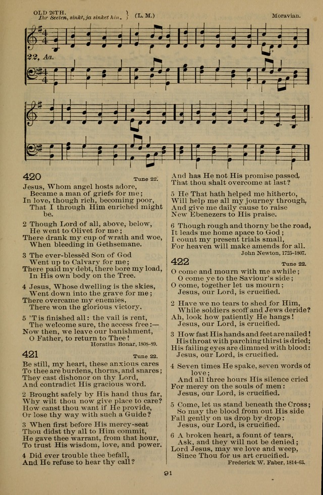 The Liturgy and the Offices of Worship and Hymns of the American Province of the Unitas Fratrum, or the Moravian Church page 275