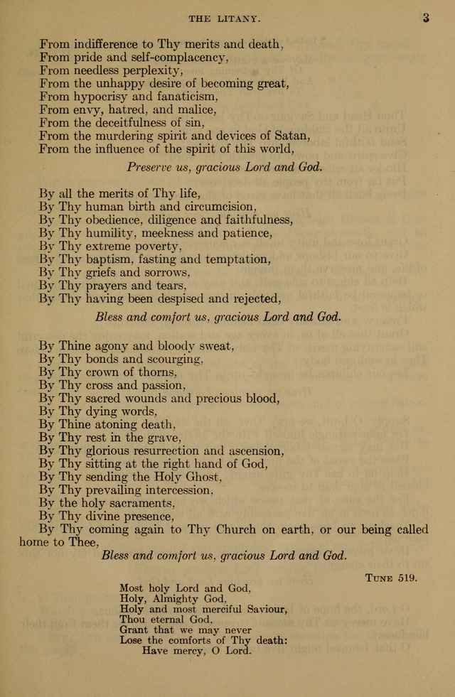 The Liturgy and the Offices of Worship and Hymns of the American Province of the Unitas Fratrum, or the Moravian Church page 3