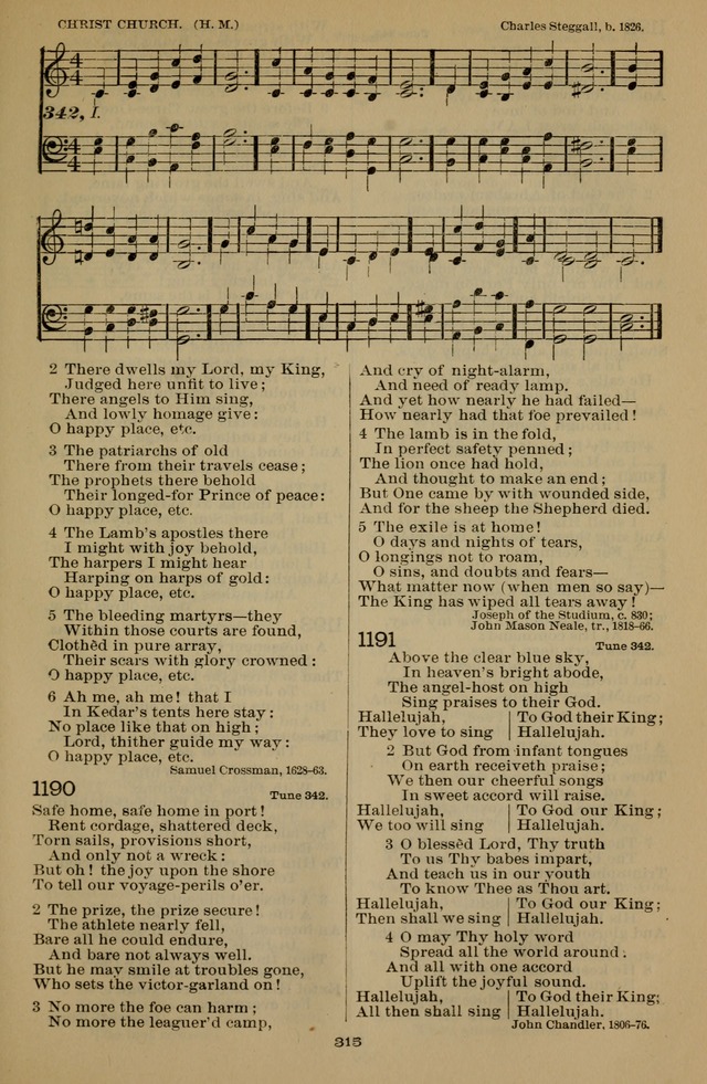 The Liturgy and the Offices of Worship and Hymns of the American Province of the Unitas Fratrum, or the Moravian Church page 499