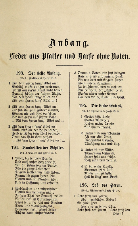 Liederlust und Psalter mit Anhang page 187