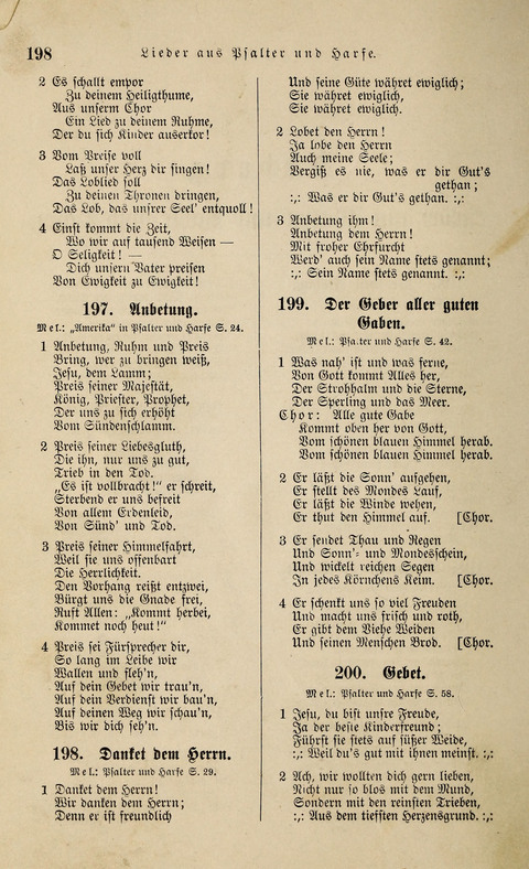 Liederlust und Psalter mit Anhang page 188