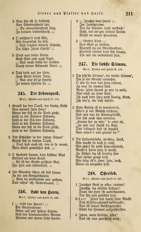 Liederlust und Psalter mit Anhang page 201