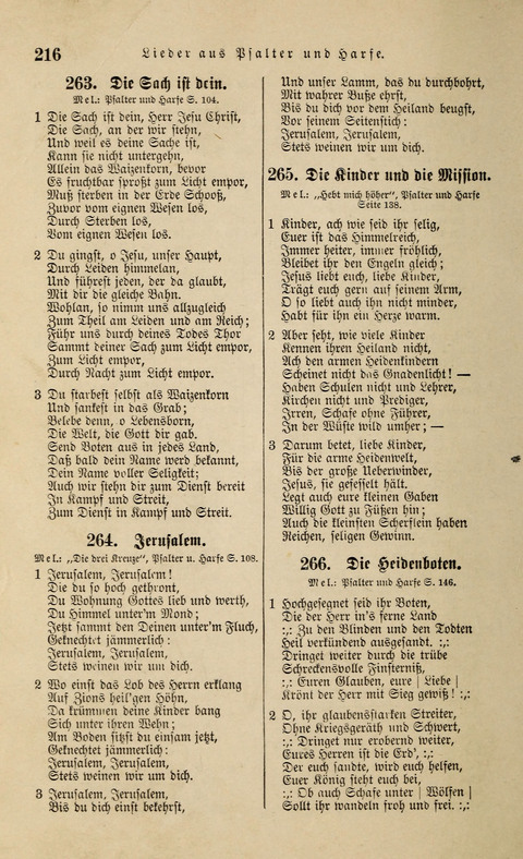 Liederlust und Psalter mit Anhang page 206