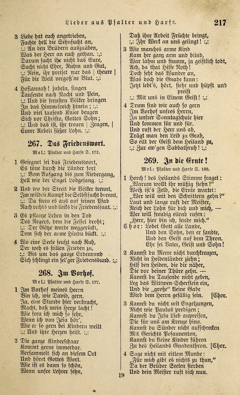 Liederlust und Psalter mit Anhang page 207