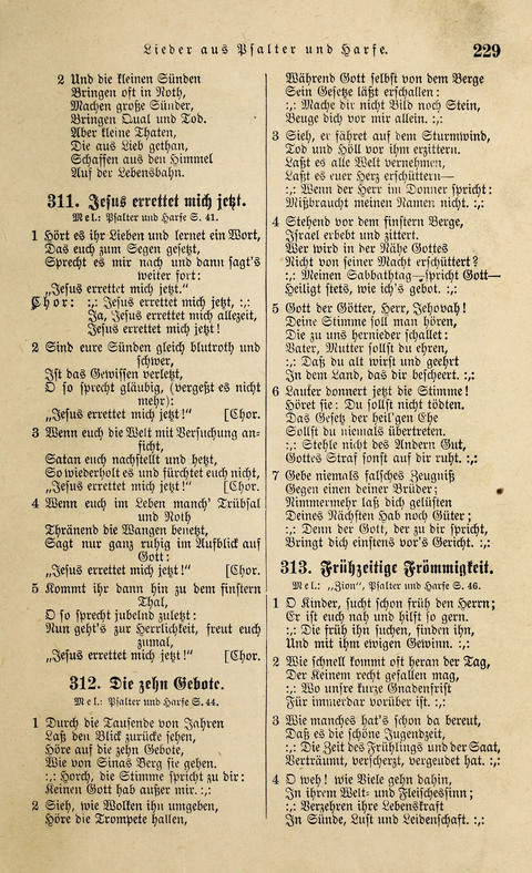 Liederlust und Psalter mit Anhang page 219