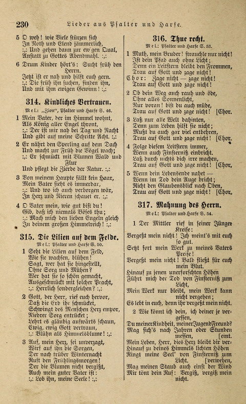 Liederlust und Psalter mit Anhang page 220