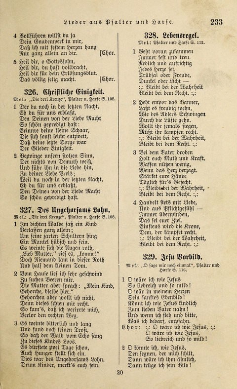 Liederlust und Psalter mit Anhang page 223