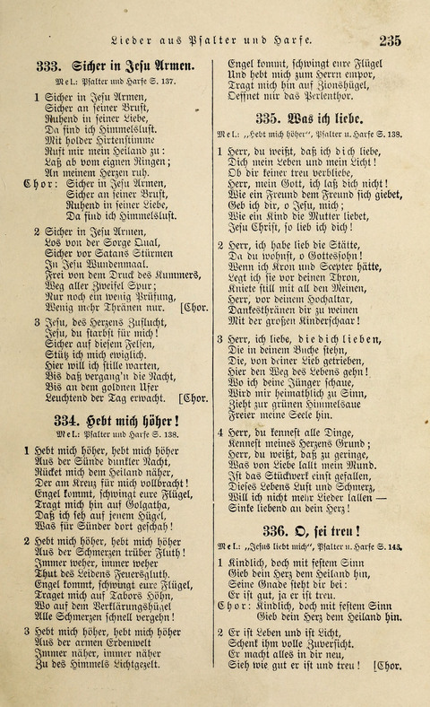 Liederlust und Psalter mit Anhang page 225