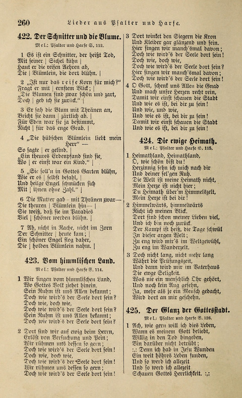 Liederlust und Psalter mit Anhang page 250