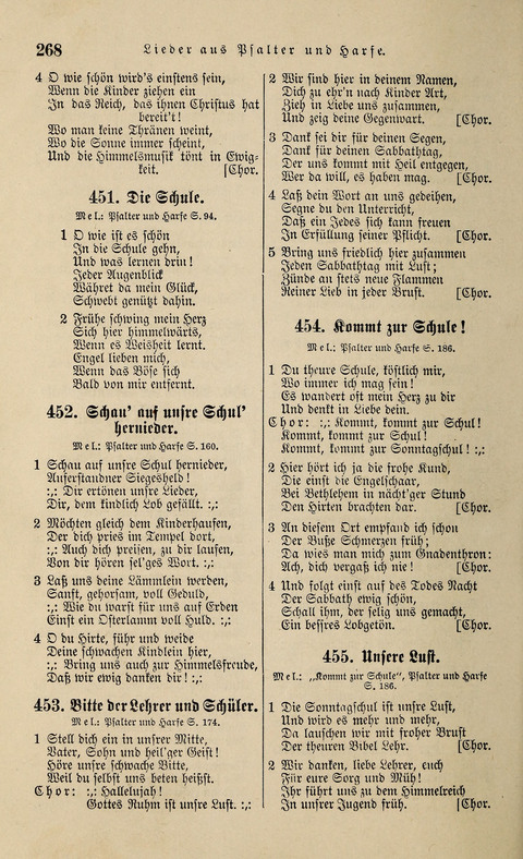 Liederlust und Psalter mit Anhang page 258