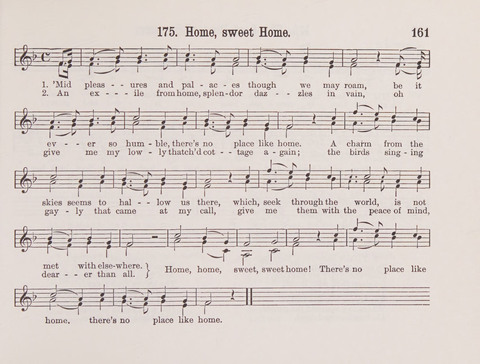 Lieder-Perlen: Eine Sammlung von Liedern geistlichen und gemischten Inhalts, theils in deutscher, theils in englischer Sprache, nebt einer Anzahl Spiellieder, ein-, zwei- und dreistimmig (mit Anhang) page 161