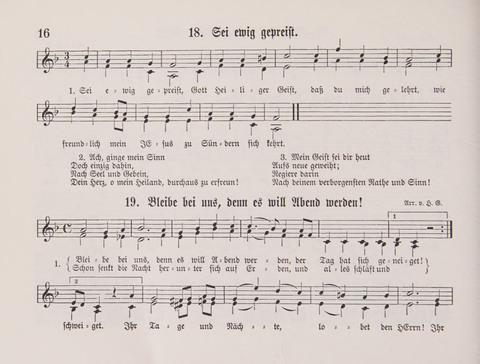 Lieder-Perlen: Eine Sammlung von Liedern geistlichen und gemischten Inhalts, theils in deutscher, theils in englischer Sprache, nebt einer Anzahl Spiellieder, ein-, zwei- und dreistimmig (mit Anhang) page 196