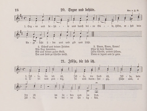 Lieder-Perlen: Eine Sammlung von Liedern geistlichen und gemischten Inhalts, theils in deutscher, theils in englischer Sprache, nebt einer Anzahl Spiellieder, ein-, zwei- und dreistimmig (mit Anhang) page 198