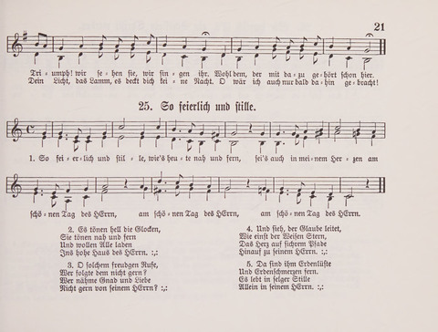 Lieder-Perlen: Eine Sammlung von Liedern geistlichen und gemischten Inhalts, theils in deutscher, theils in englischer Sprache, nebt einer Anzahl Spiellieder, ein-, zwei- und dreistimmig (mit Anhang) page 201