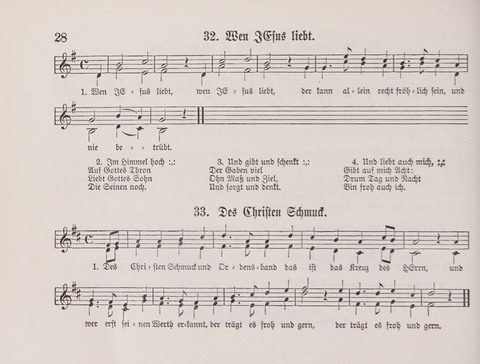 Lieder-Perlen: Eine Sammlung von Liedern geistlichen und gemischten Inhalts, theils in deutscher, theils in englischer Sprache, nebt einer Anzahl Spiellieder, ein-, zwei- und dreistimmig (mit Anhang) page 208