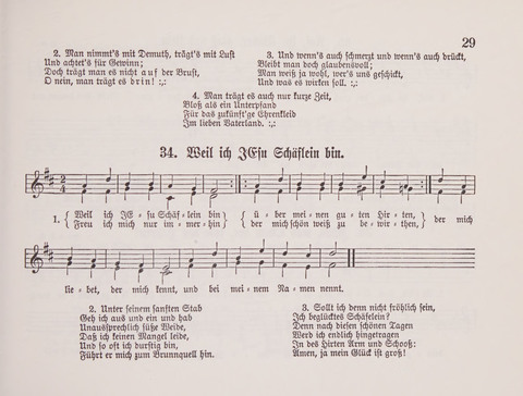 Lieder-Perlen: Eine Sammlung von Liedern geistlichen und gemischten Inhalts, theils in deutscher, theils in englischer Sprache, nebt einer Anzahl Spiellieder, ein-, zwei- und dreistimmig (mit Anhang) page 209