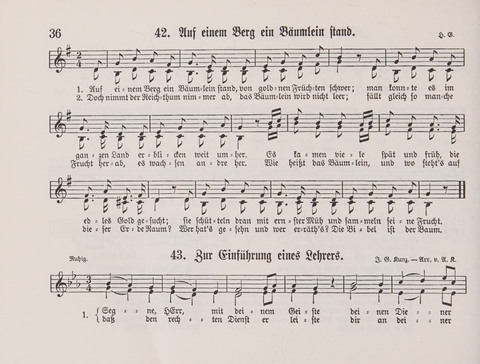 Lieder-Perlen: Eine Sammlung von Liedern geistlichen und gemischten Inhalts, theils in deutscher, theils in englischer Sprache, nebt einer Anzahl Spiellieder, ein-, zwei- und dreistimmig (mit Anhang) page 216