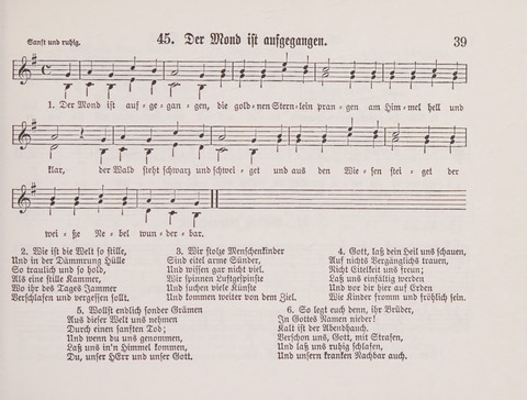 Lieder-Perlen: Eine Sammlung von Liedern geistlichen und gemischten Inhalts, theils in deutscher, theils in englischer Sprache, nebt einer Anzahl Spiellieder, ein-, zwei- und dreistimmig (mit Anhang) page 219