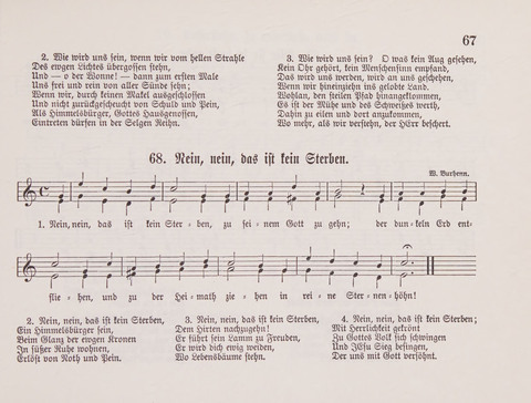 Lieder-Perlen: Eine Sammlung von Liedern geistlichen und gemischten Inhalts, theils in deutscher, theils in englischer Sprache, nebt einer Anzahl Spiellieder, ein-, zwei- und dreistimmig (mit Anhang) page 67