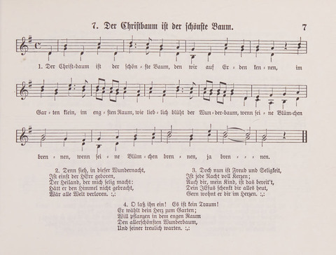 Lieder-Perlen: Eine Sammlung von Liedern geistlichen und gemischten Inhalts, theils in deutscher, theils in englischer Sprache, nebt einer Anzahl Spiellieder, ein-, zwei- und dreistimmig (mit Anhang) page 7