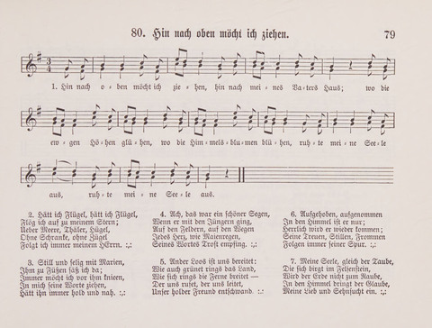 Lieder-Perlen: Eine Sammlung von Liedern geistlichen und gemischten Inhalts, theils in deutscher, theils in englischer Sprache, nebt einer Anzahl Spiellieder, ein-, zwei- und dreistimmig (mit Anhang) page 79