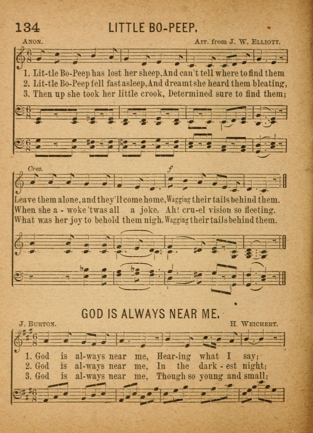 Little Pilgrim Songs: for primary classes and singing in the home: a new collection of sacred and secular songs, (including motion songs) together with a number of services for anniversary occasions page 129