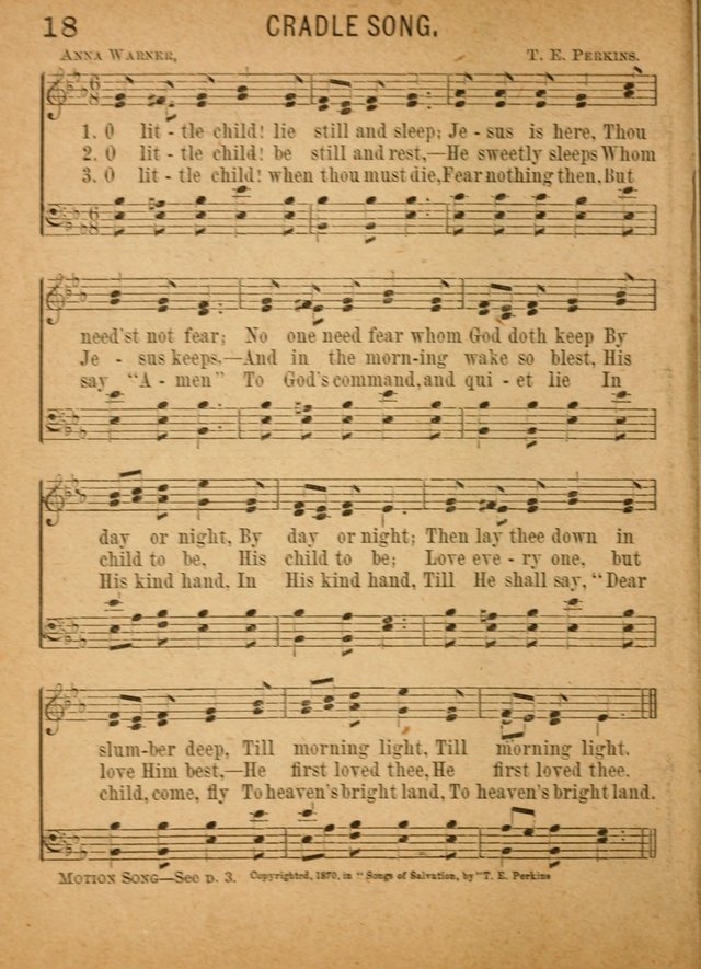 Little Pilgrim Songs: for primary classes and singing in the home: a new collection of sacred and secular songs, (including motion songs) together with a number of services for anniversary occasions page 13