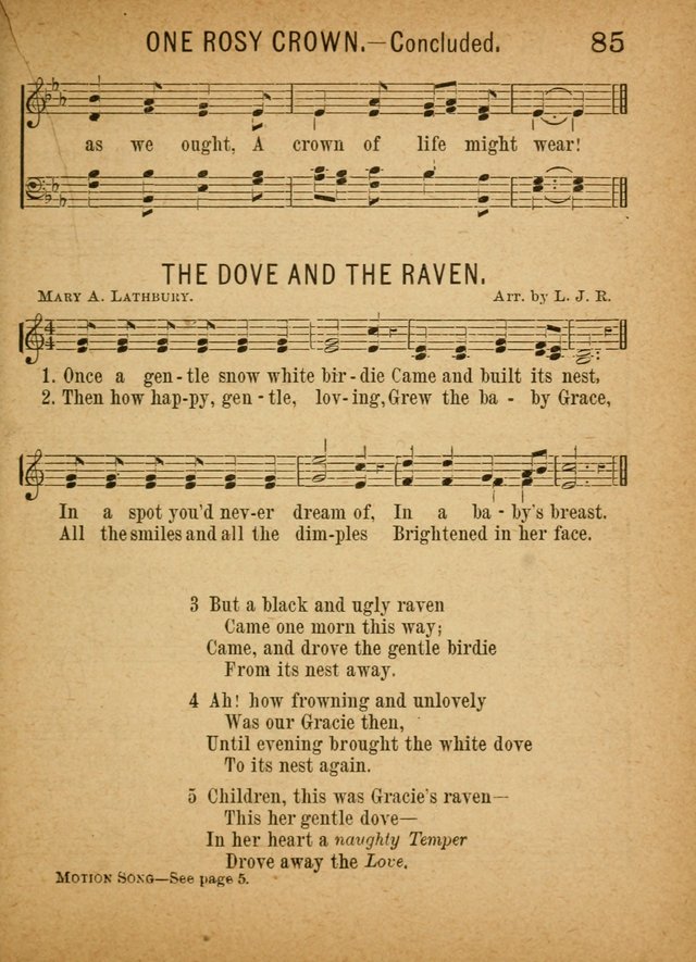 Little Pilgrim Songs: for primary classes and singing in the home: a new collection of sacred and secular songs, (including motion songs) together with a number of services for anniversary occasions page 80