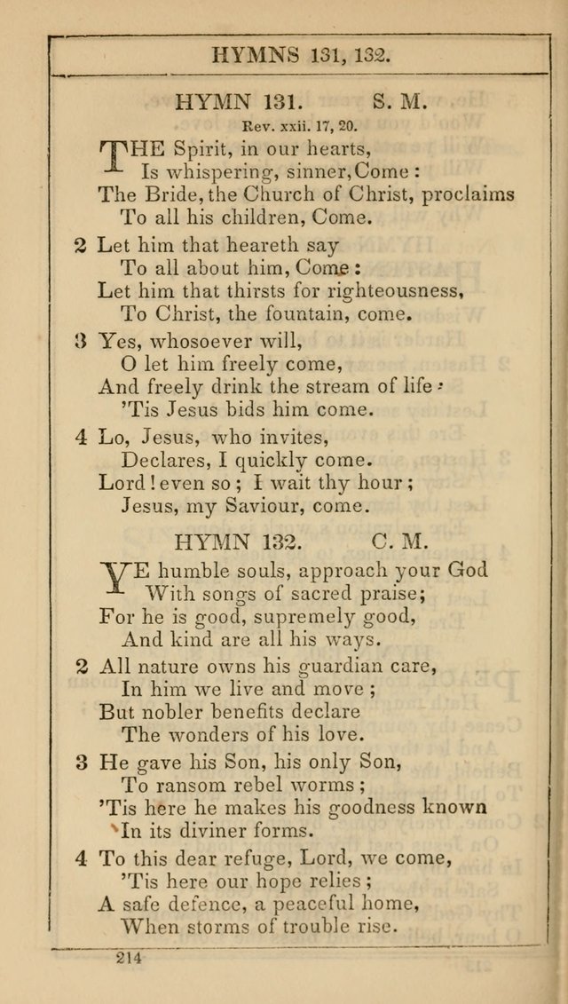 The Lecture-Room Hymn-Book: containing the psalms and hymns of the book of common prayer, together with a choice selection of additional hymns, and an appendix of chants and tunes... page 225