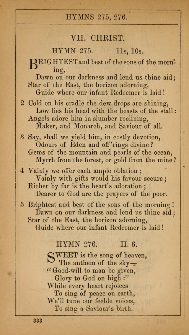 The Lecture-Room Hymn-Book: containing the psalms and hymns of the book of common prayer, together with a choice selection of additional hymns, and an appendix of chants and tunes... page 347