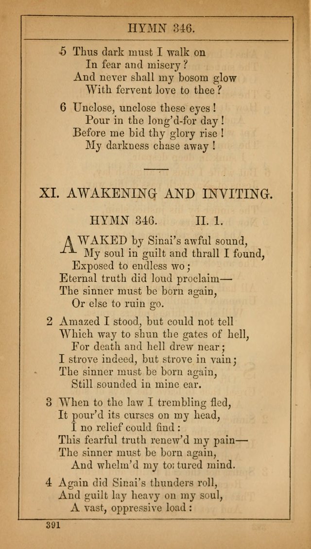 The Lecture-Room Hymn-Book: containing the psalms and hymns of the book of common prayer, together with a choice selection of additional hymns, and an appendix of chants and tunes... page 405