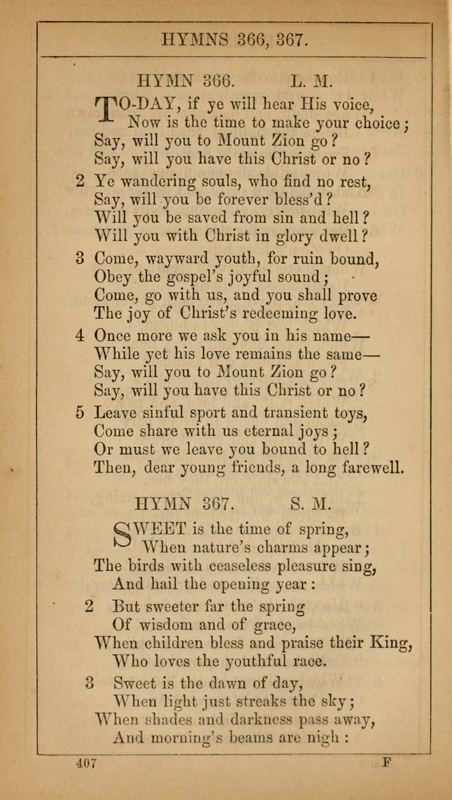 The Lecture-Room Hymn-Book: containing the psalms and hymns of the book of common prayer, together with a choice selection of additional hymns, and an appendix of chants and tunes... page 421