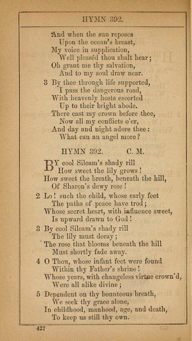 The Lecture-Room Hymn-Book: containing the psalms and hymns of the book of common prayer, together with a choice selection of additional hymns, and an appendix of chants and tunes... page 441